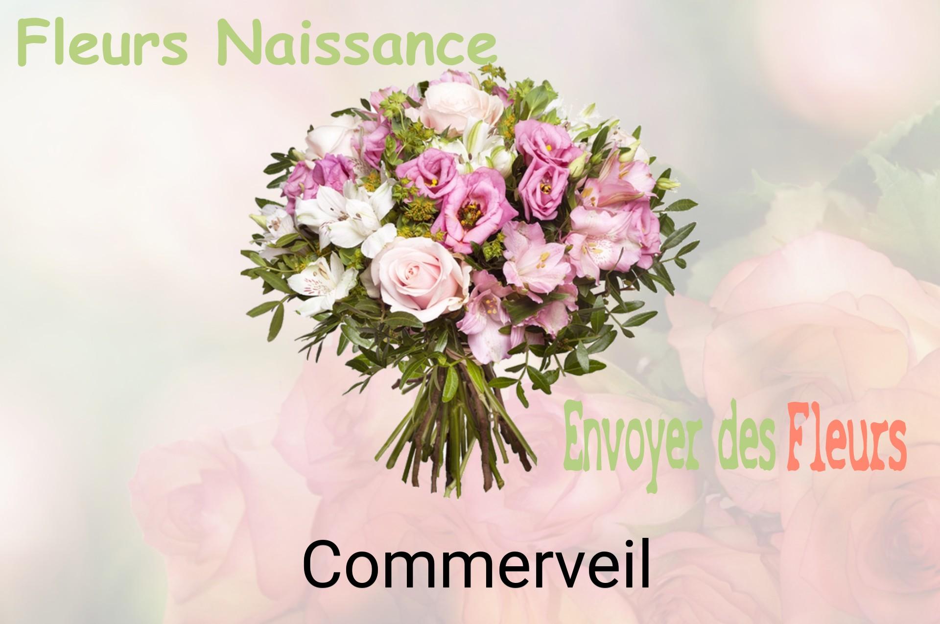 Bouquet de fleurs de naissance livré à Commerveil